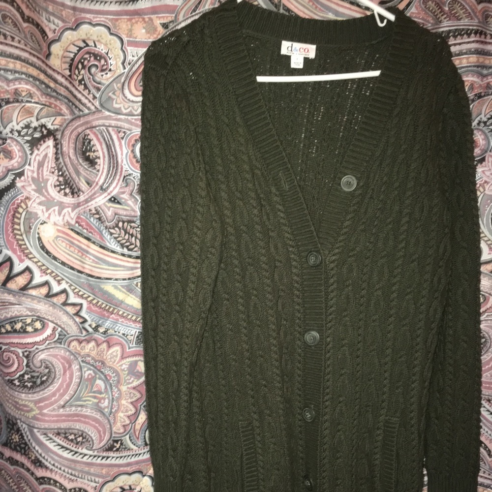 long cardigan!